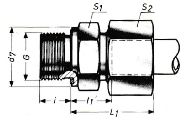 Gerade Einschraubverschraubung GE-ED